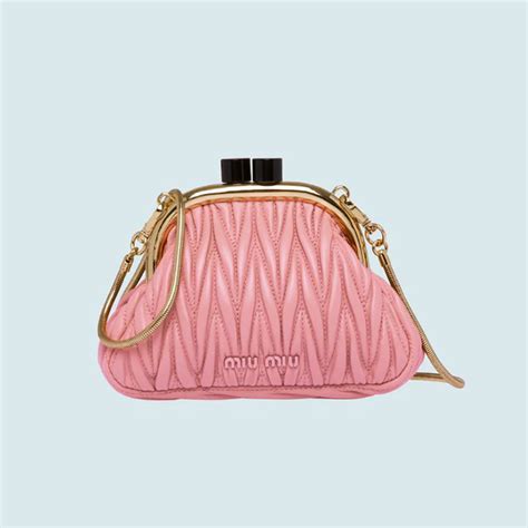 miu miu nappa frame bag|Miu Belle nappa leather mini.